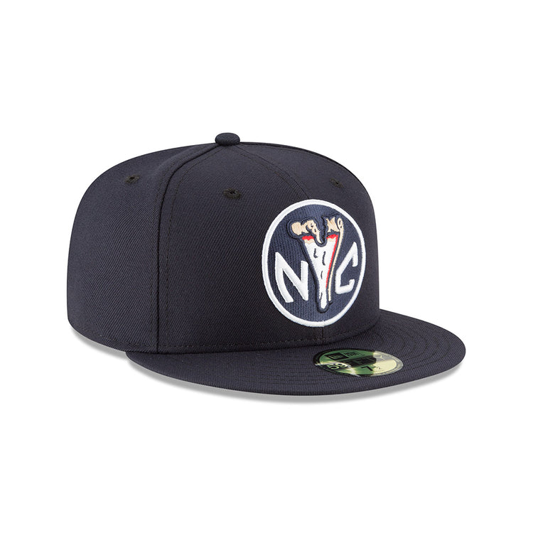 NYC Token Fitted Hat - Navy
